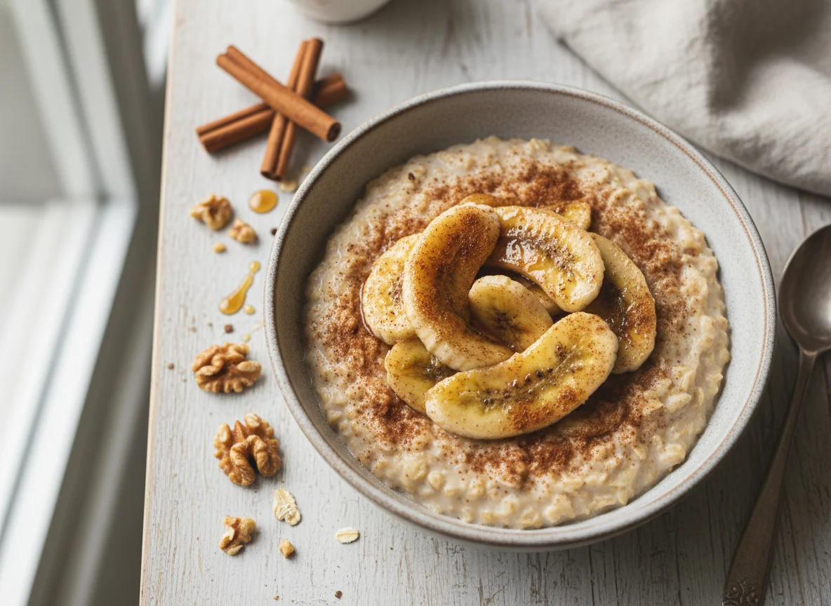 Banana Cinnamon Oatmeal photo