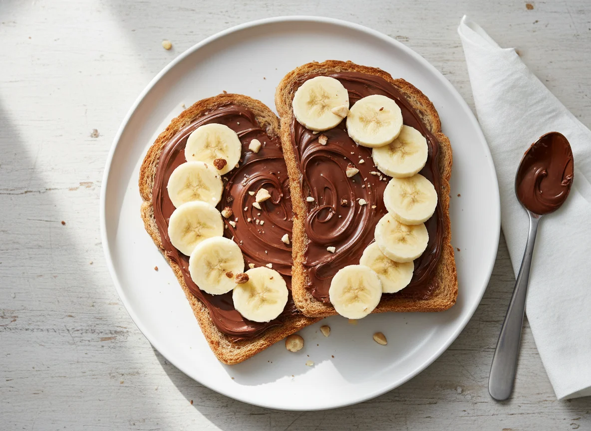 Banana Toast with Spread photo