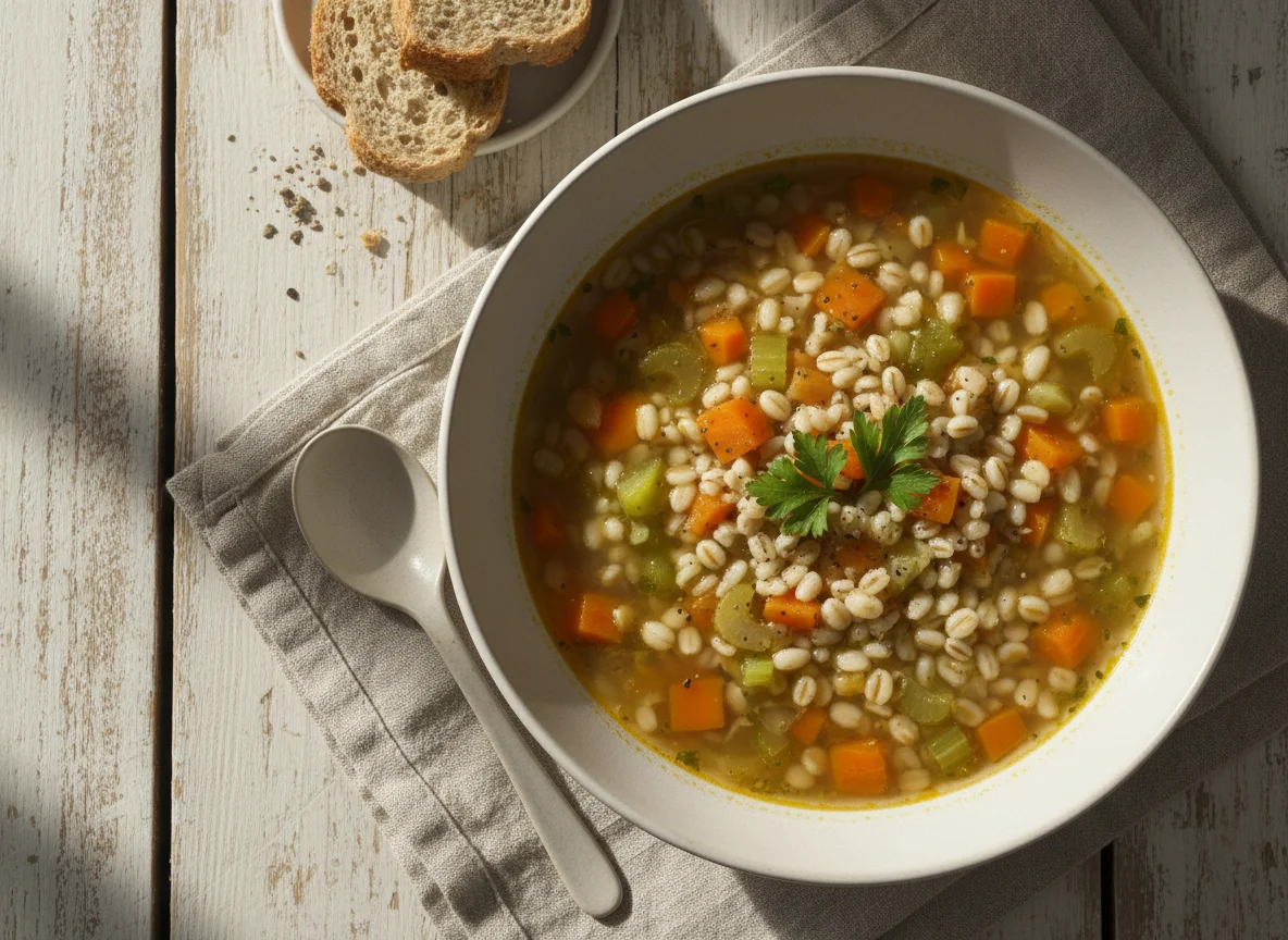 Barley and Vegetable Soup photo