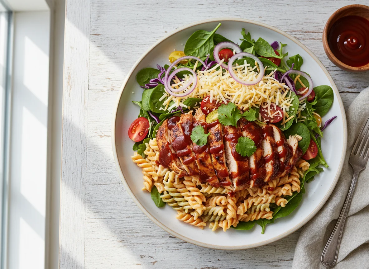 BBQ Chicken Layered Salad photo