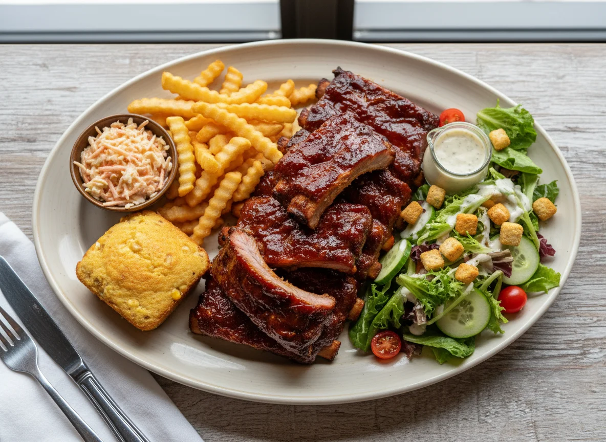BBQ Ribs Platter with Sides photo