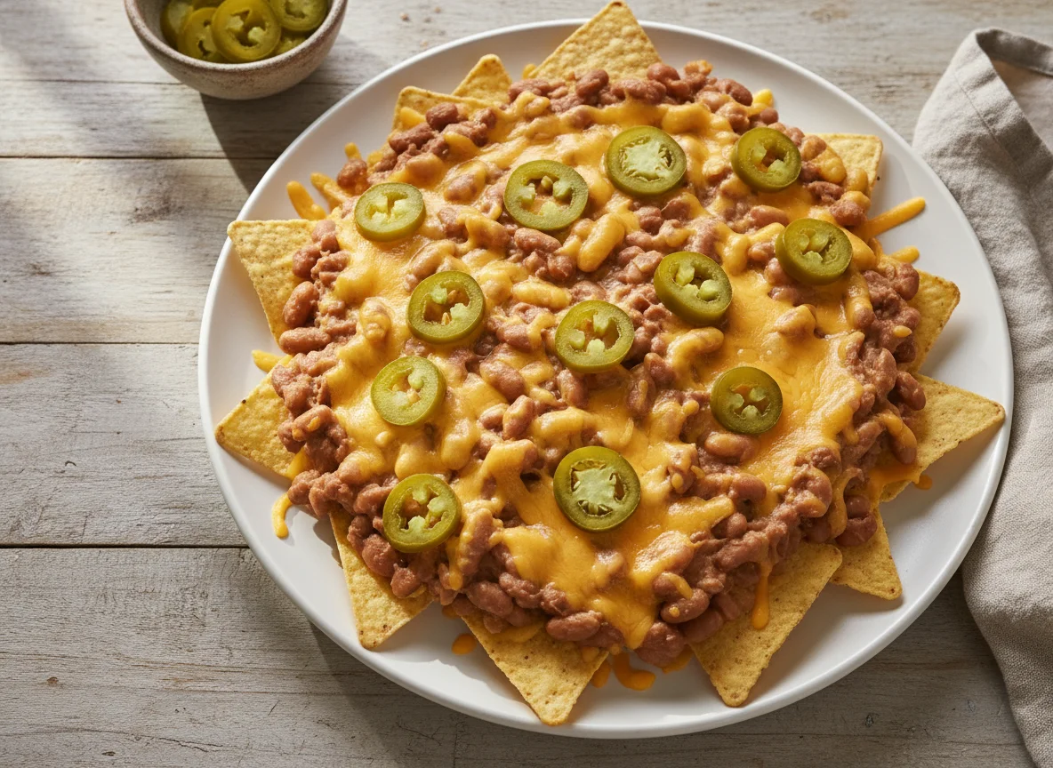 Bean and Cheese Nachos photo