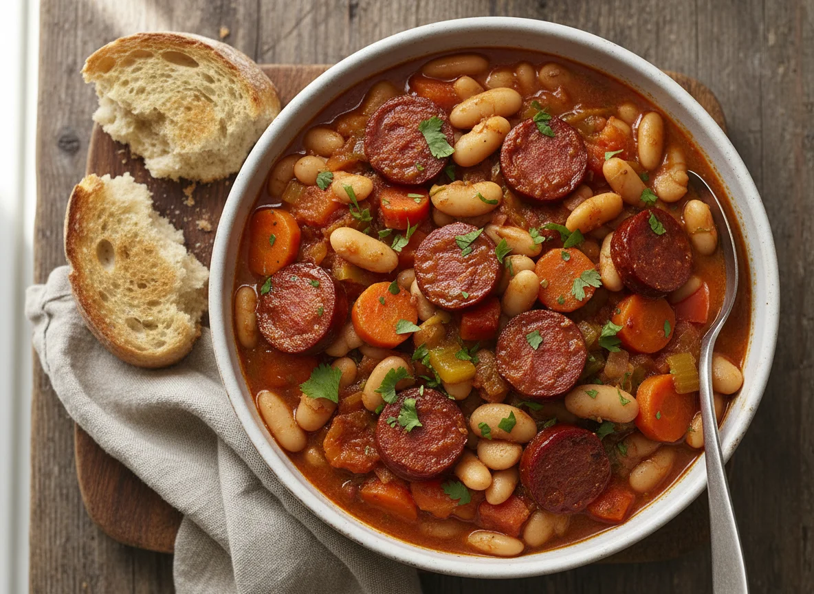 Bean and Chorizo Stew photo