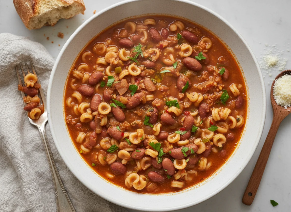 Bean and Pasta Stew photo