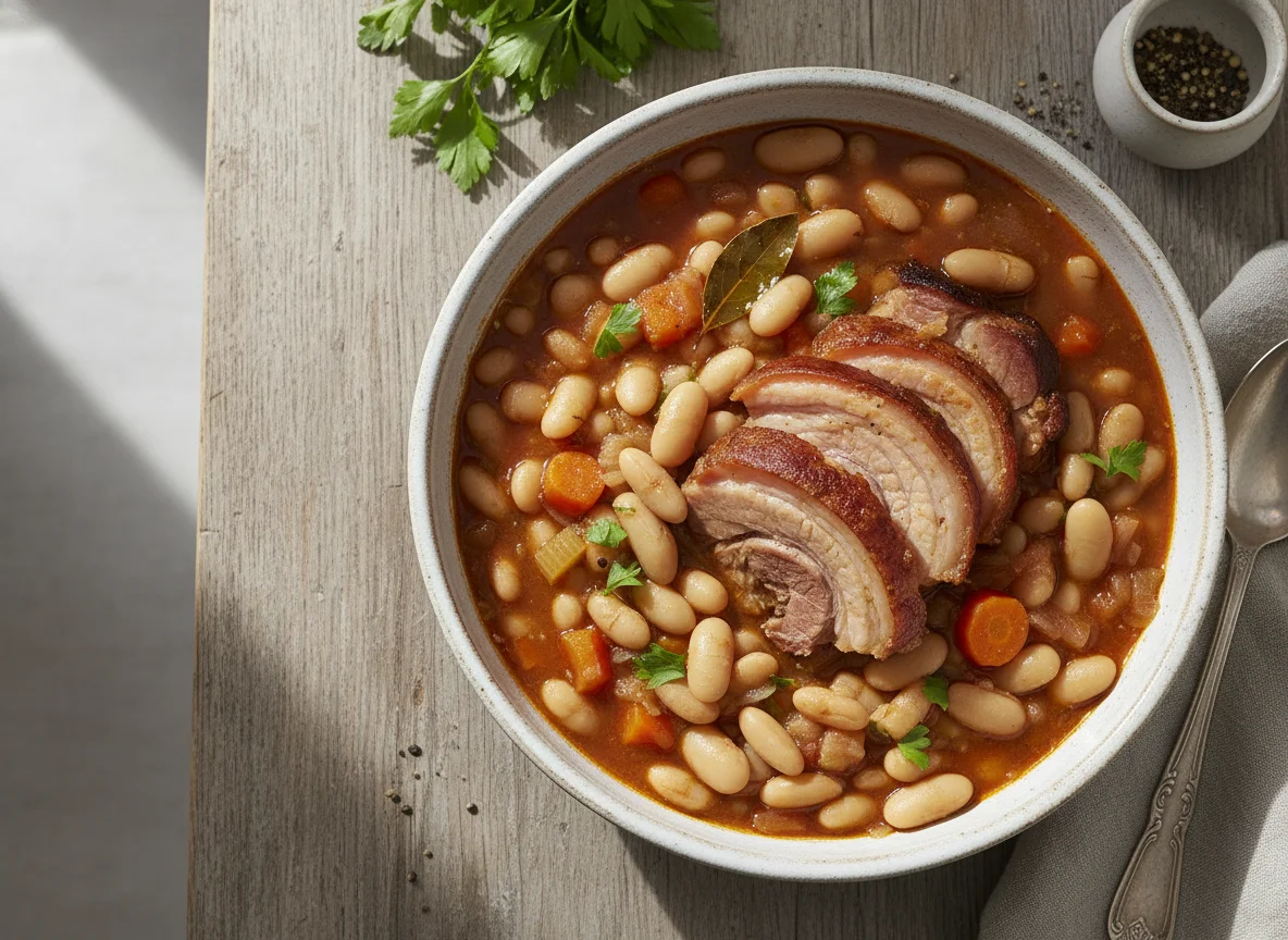 Bean Stew with Smoked Meat photo