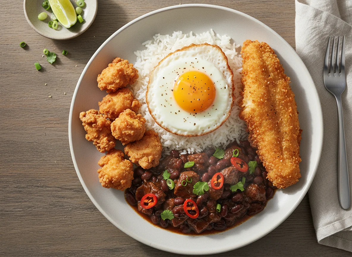 Beef and black bean photo