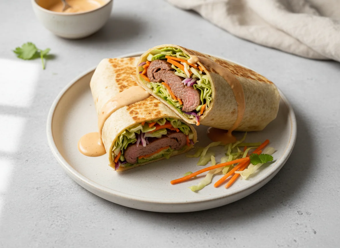 Beef and Cabbage Wrap photo