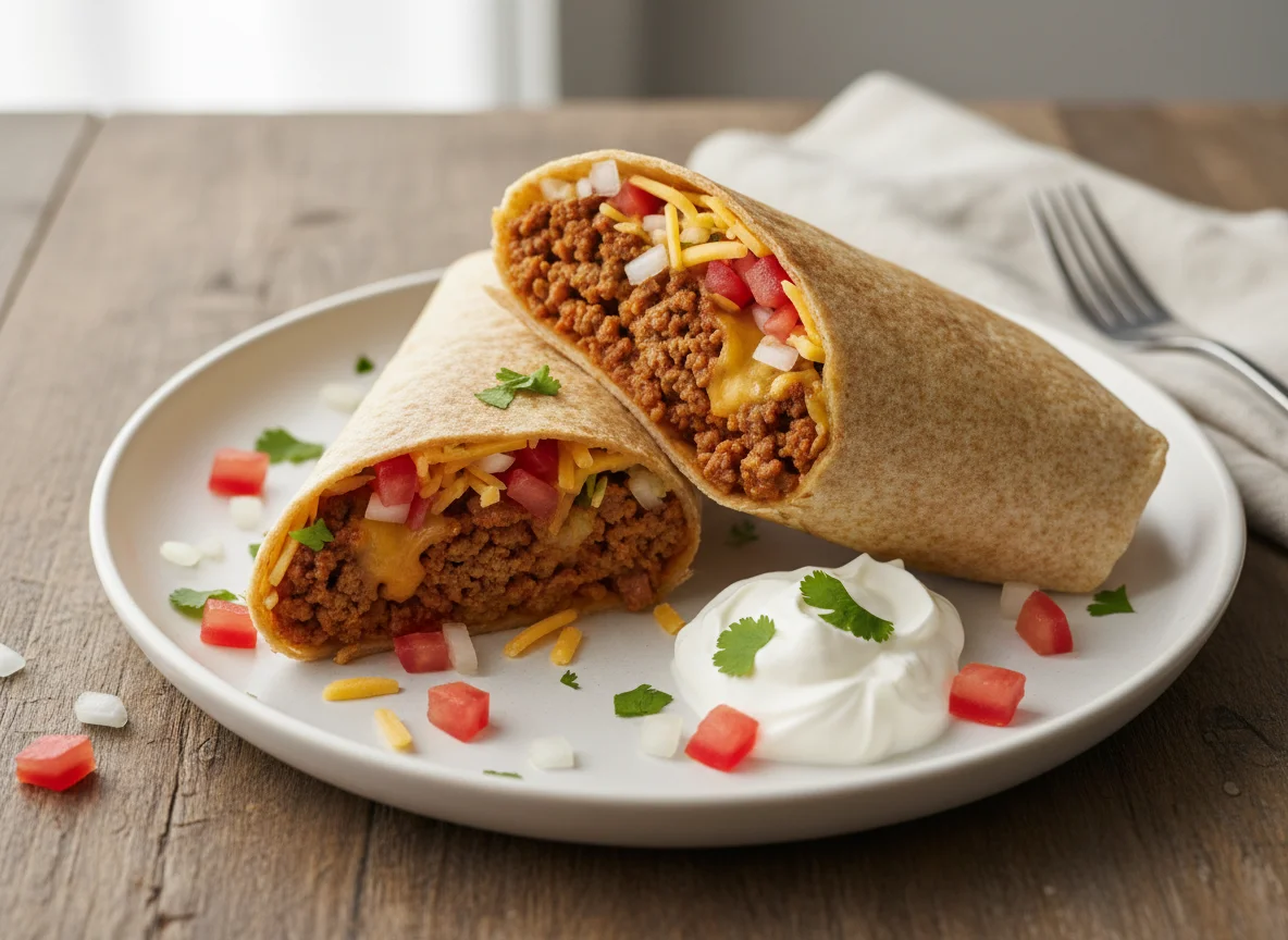Beef and Cheese Wrap photo