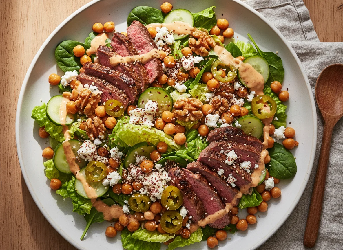 Beef and Chickpea Salad photo