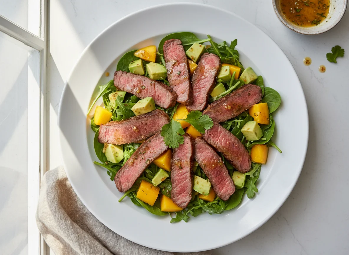 Beef and Mango Avocado Salad photo