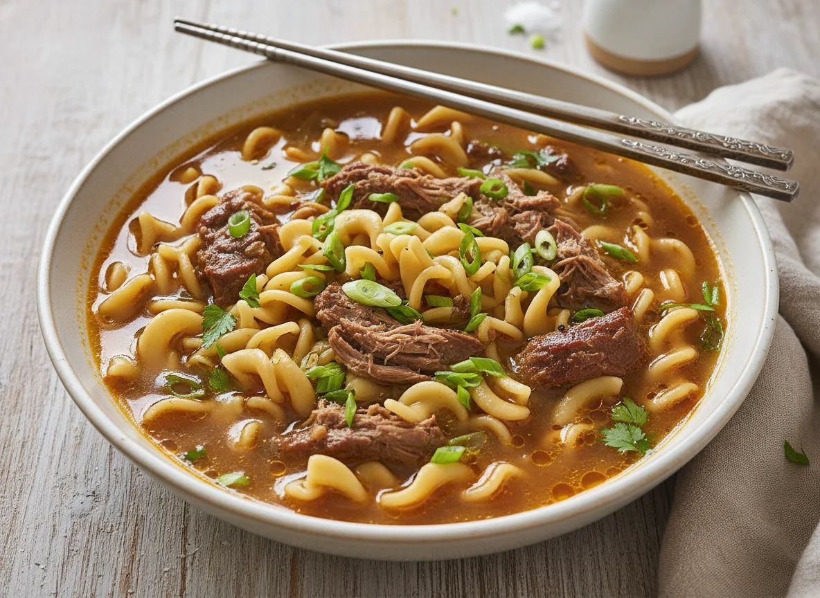 Beef and Noodle Soup photo