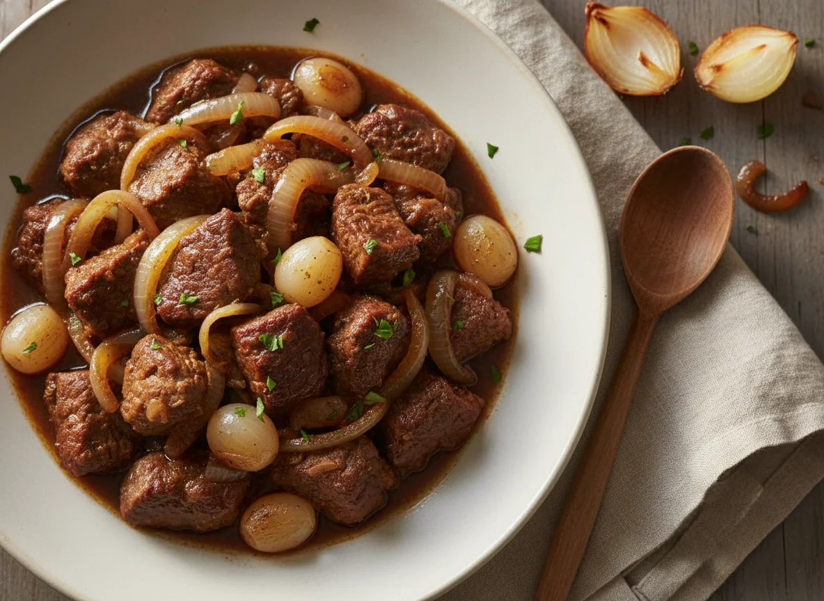 Beef and Onion Stew photo