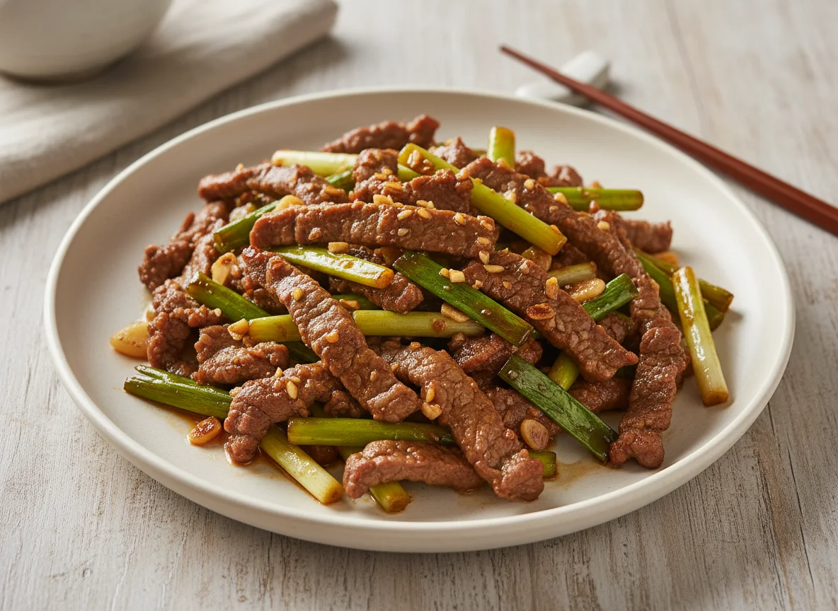 Beef and Scallion Stir-fry photo