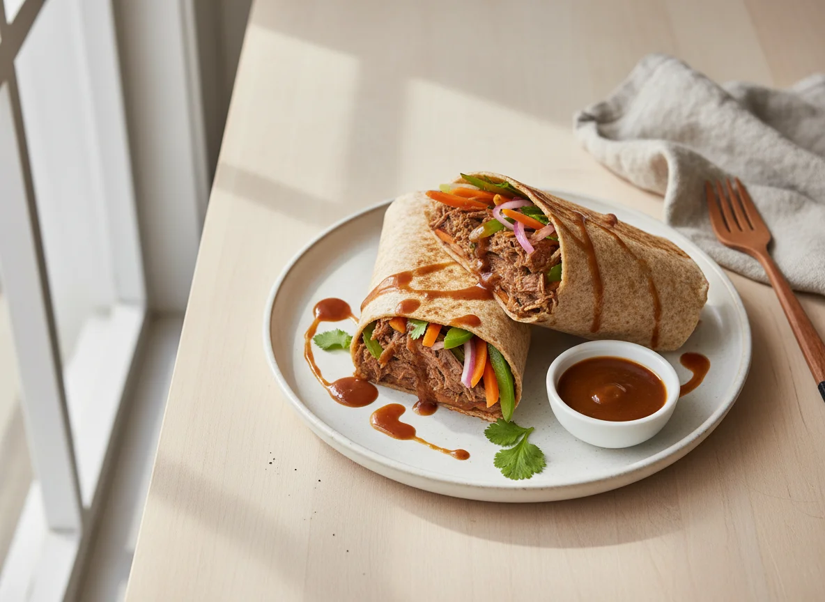 Beef and Vegetable Wrap photo