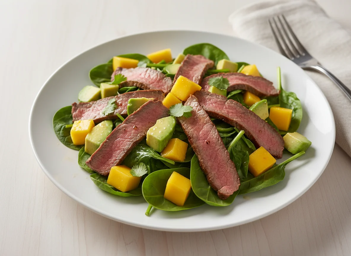 Beef, Mango and Avocado Salad photo
