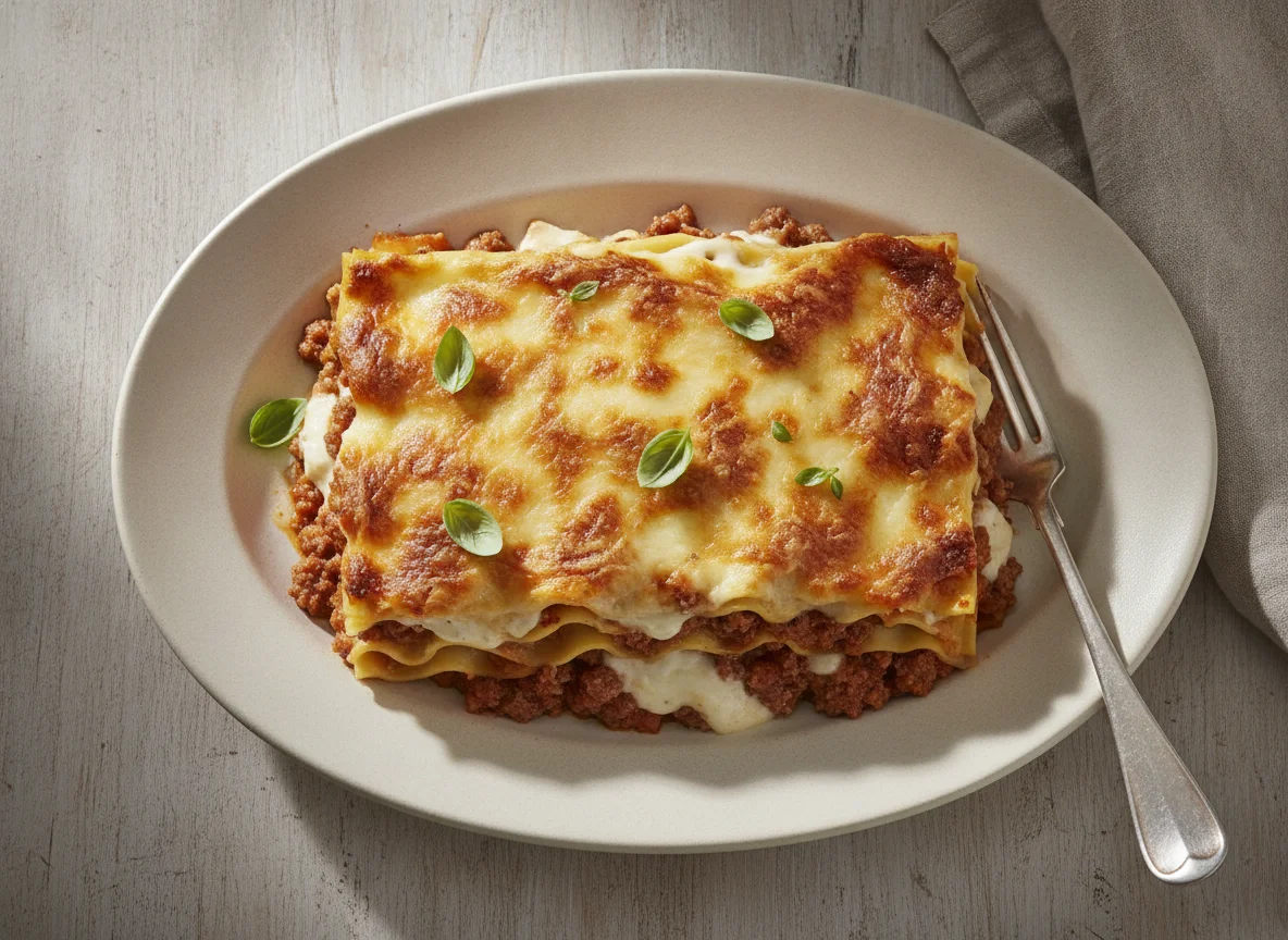 Beef & Pancetta Al Forno Lasagne photo