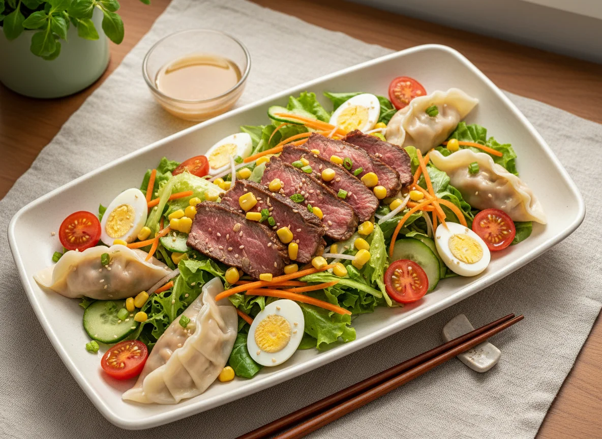Beef Salad with Dumplings photo