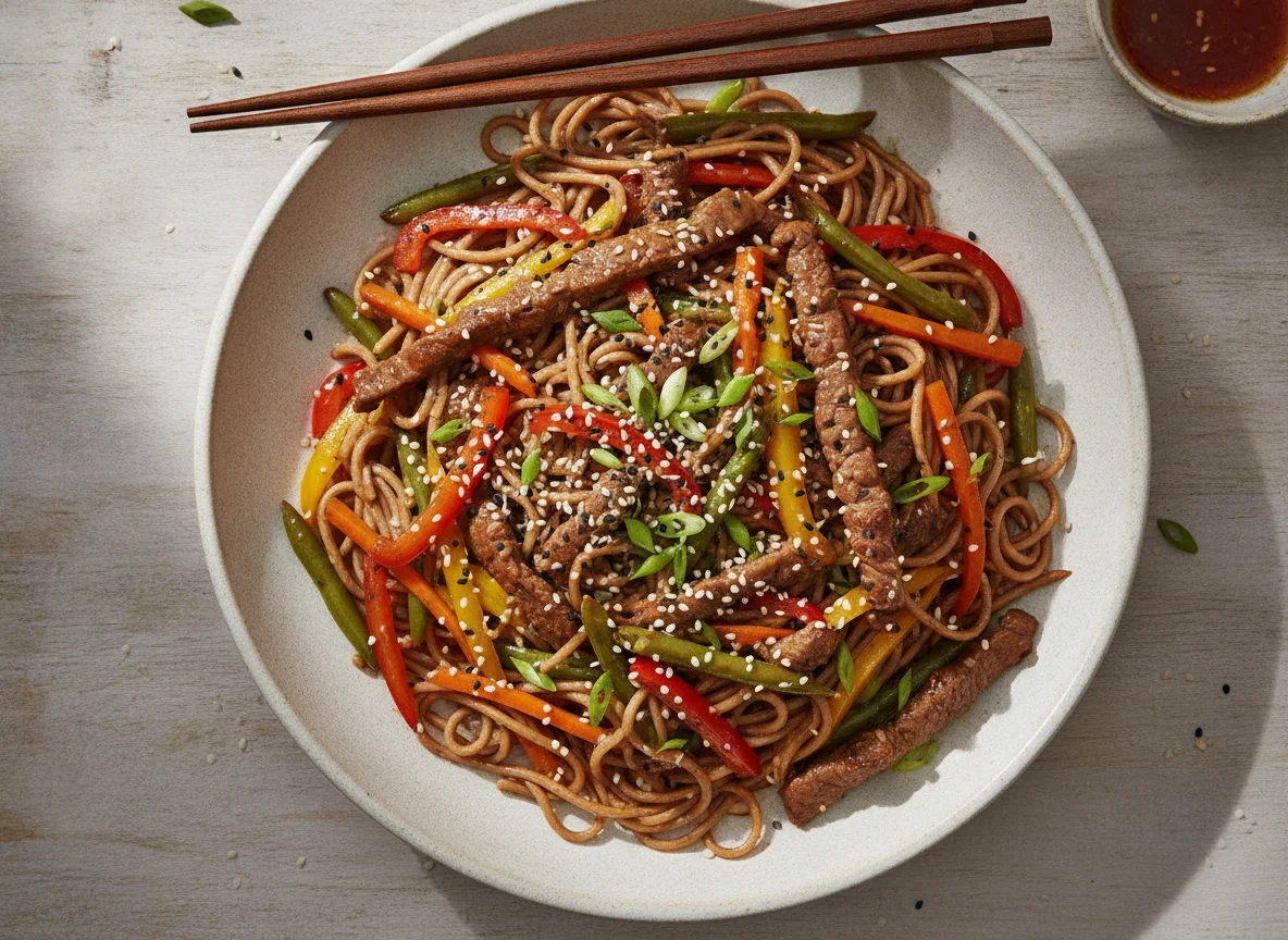 Beef Soba Stir-fry photo