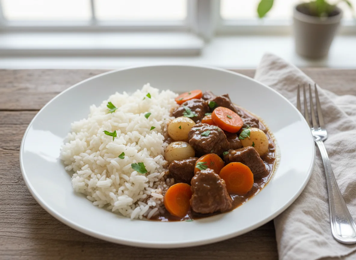 Beef Stew with Rice photo