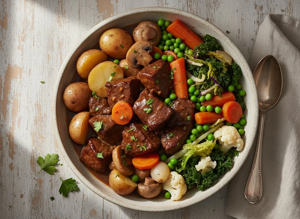 Beef Stew with Vegetables and Potatoes photo