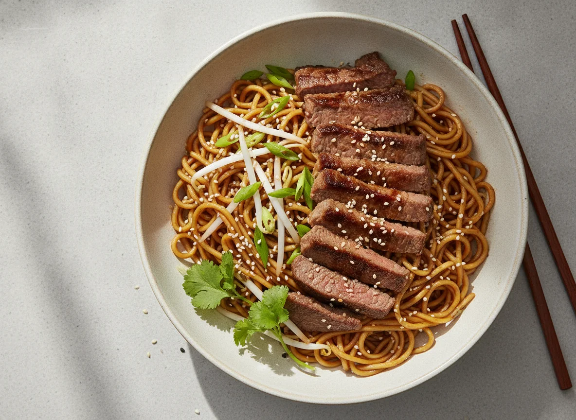 Beef Teriyaki Noodles photo
