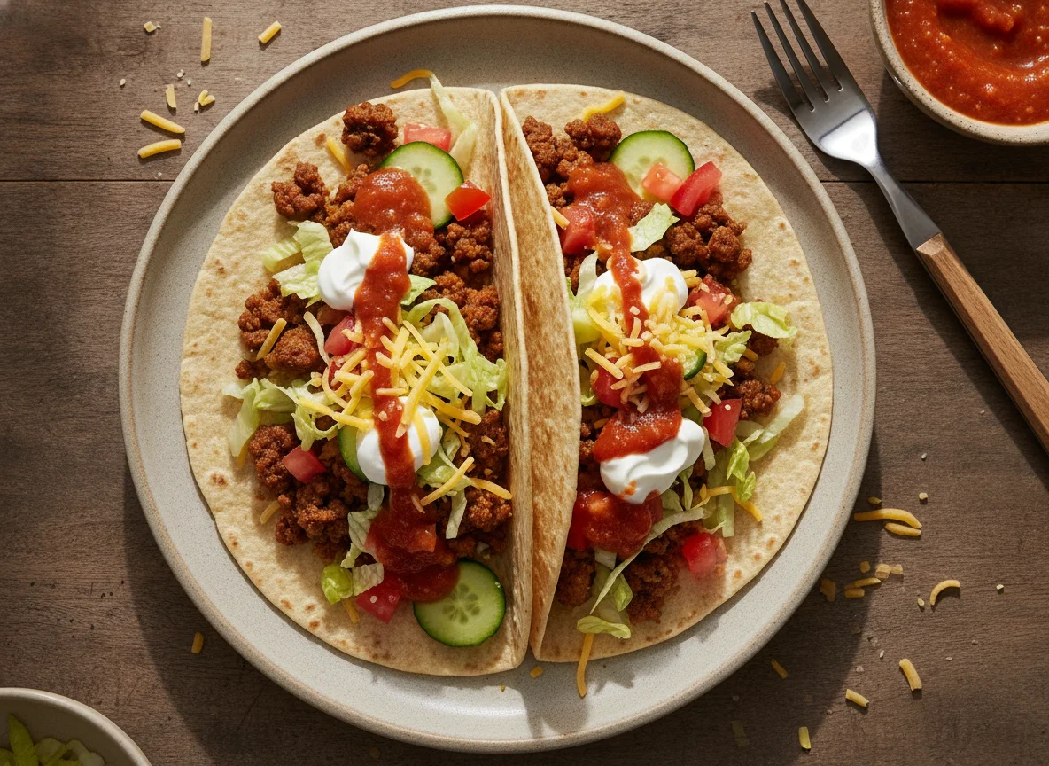 Beef Tortilla Taco photo