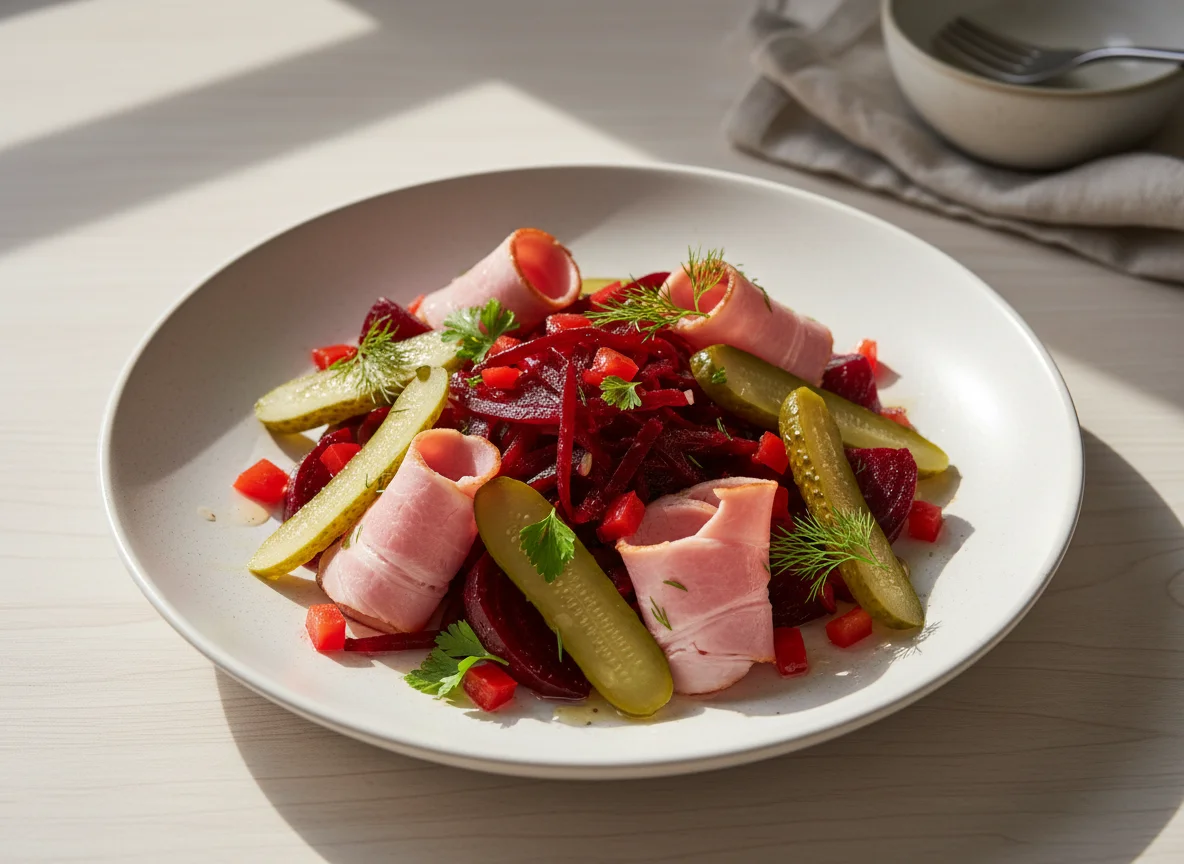 Beetroot and Ham Salad photo
