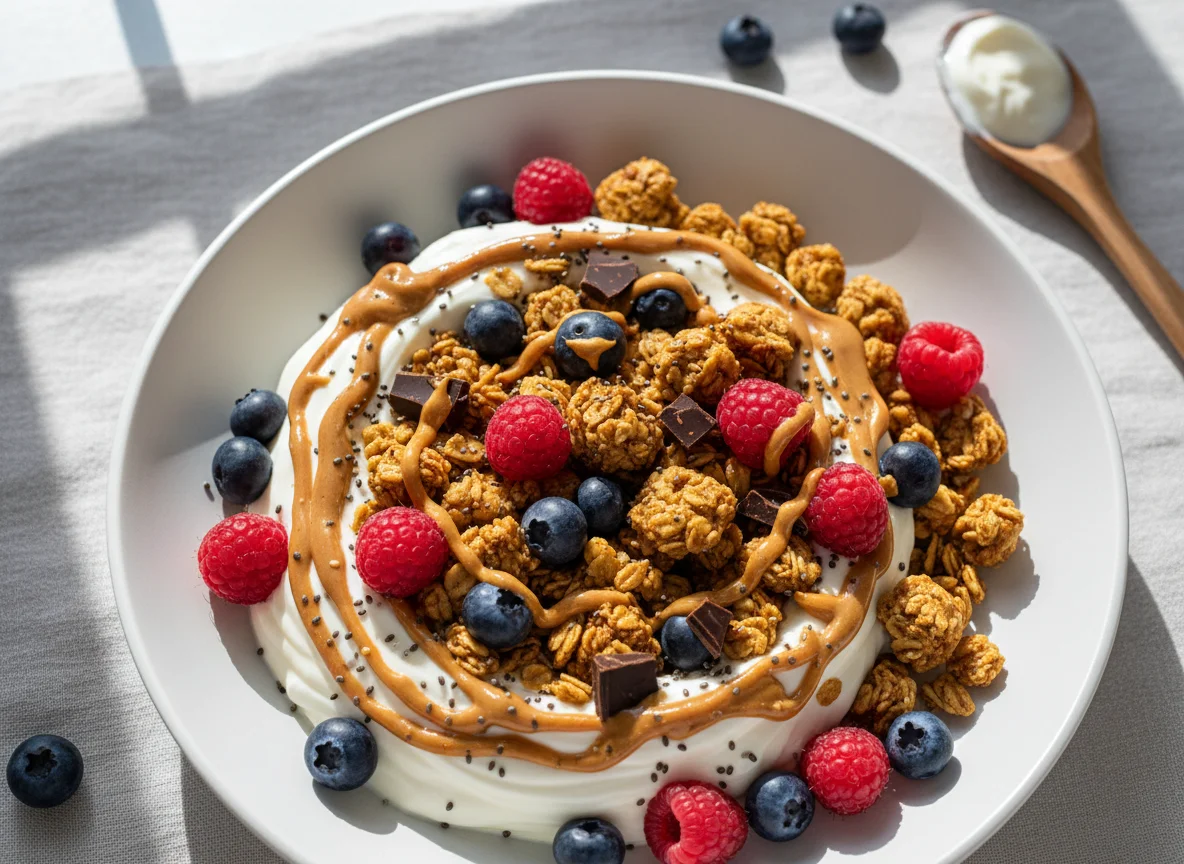 Berry and Granola Yogurt Bowl photo