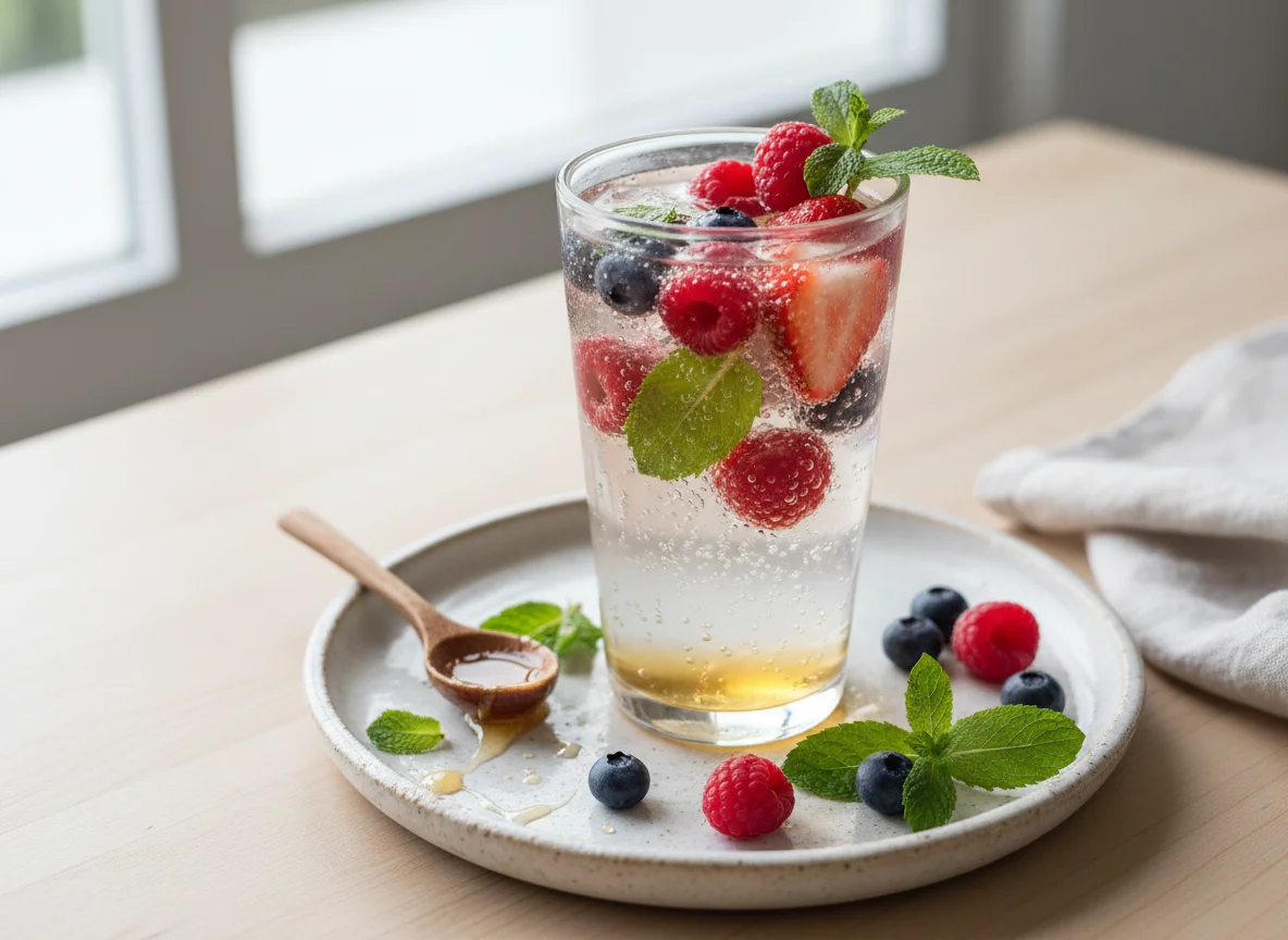 Berry and Mint Infused Drink photo