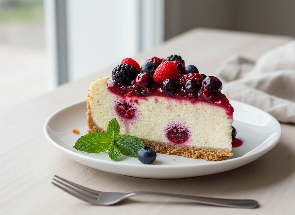 Berry Cheesecake Slice photo