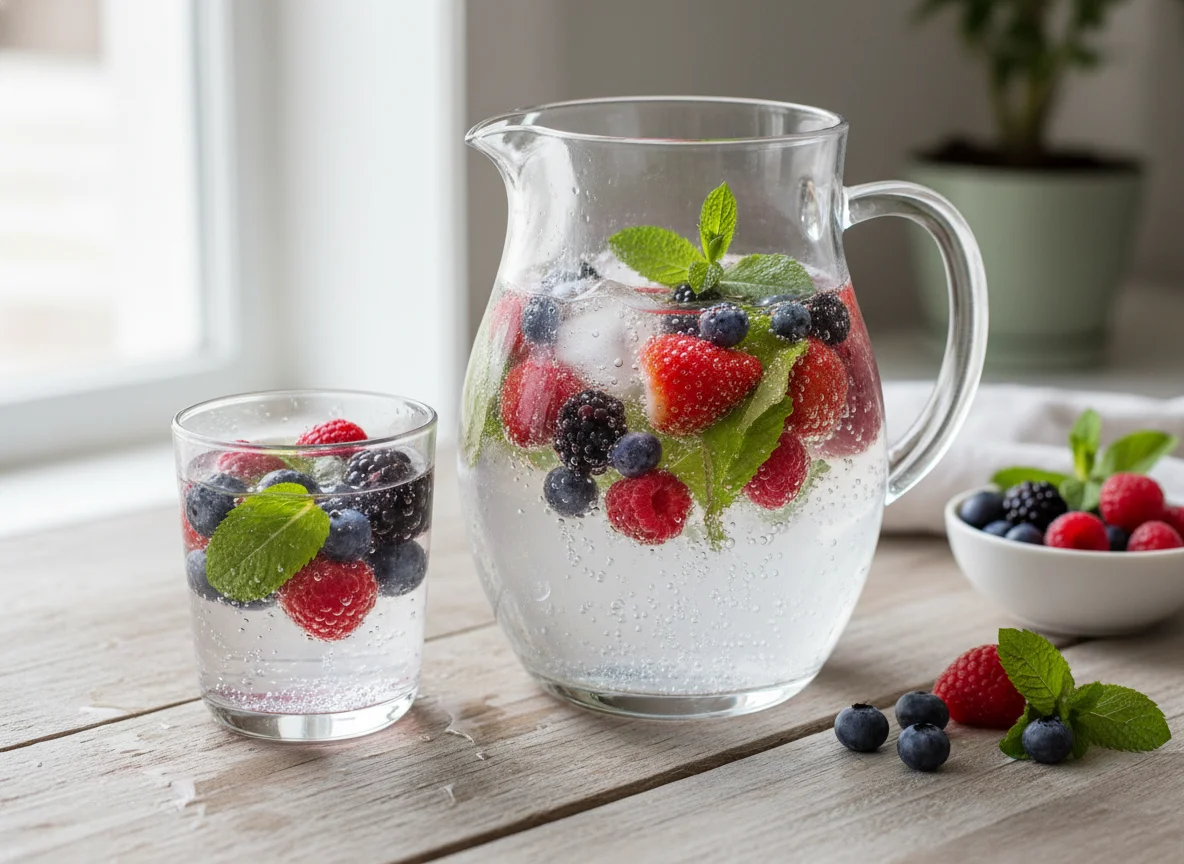 Berry Mint Infused Water photo