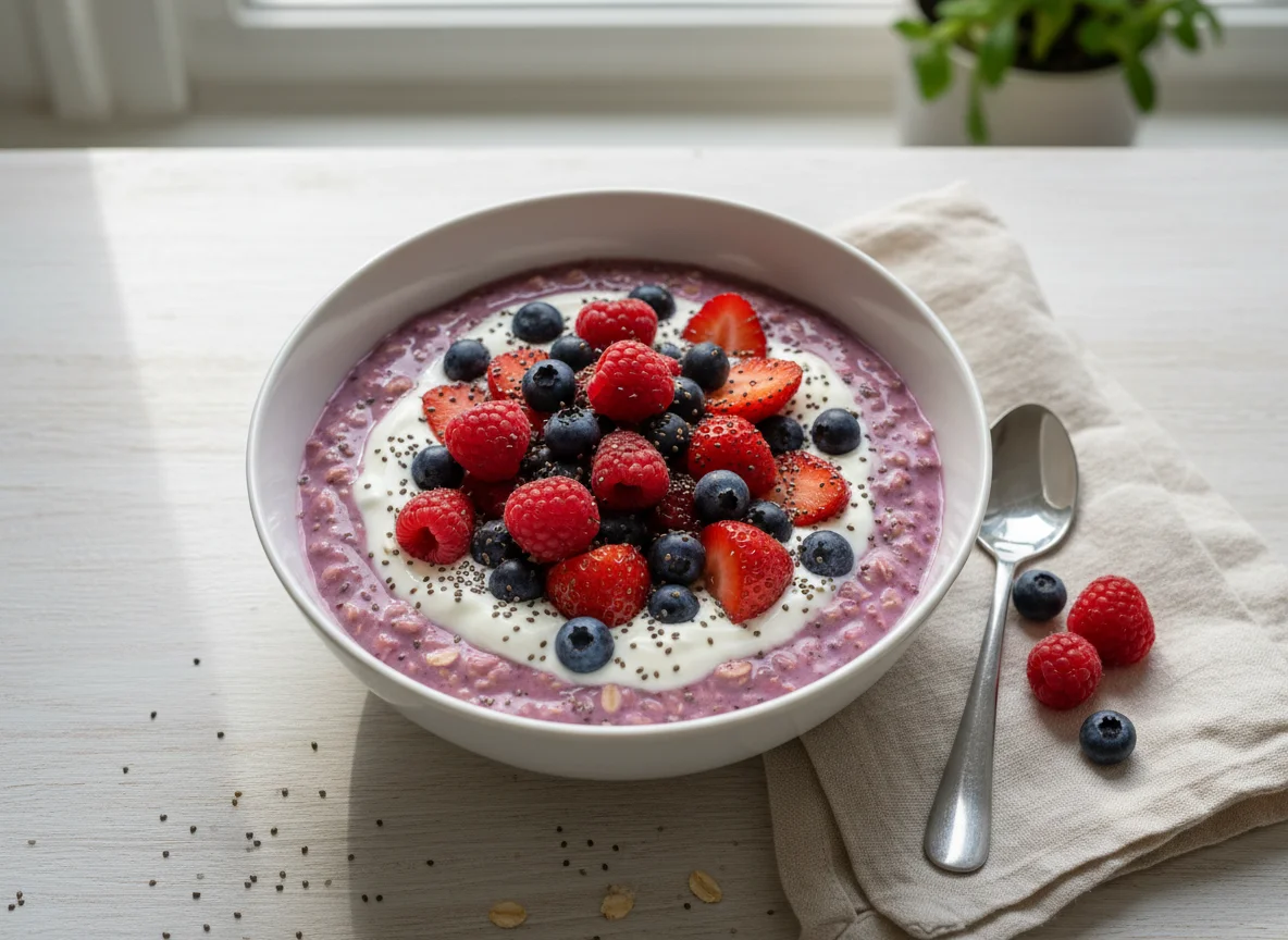 Berry Overnight Oats photo