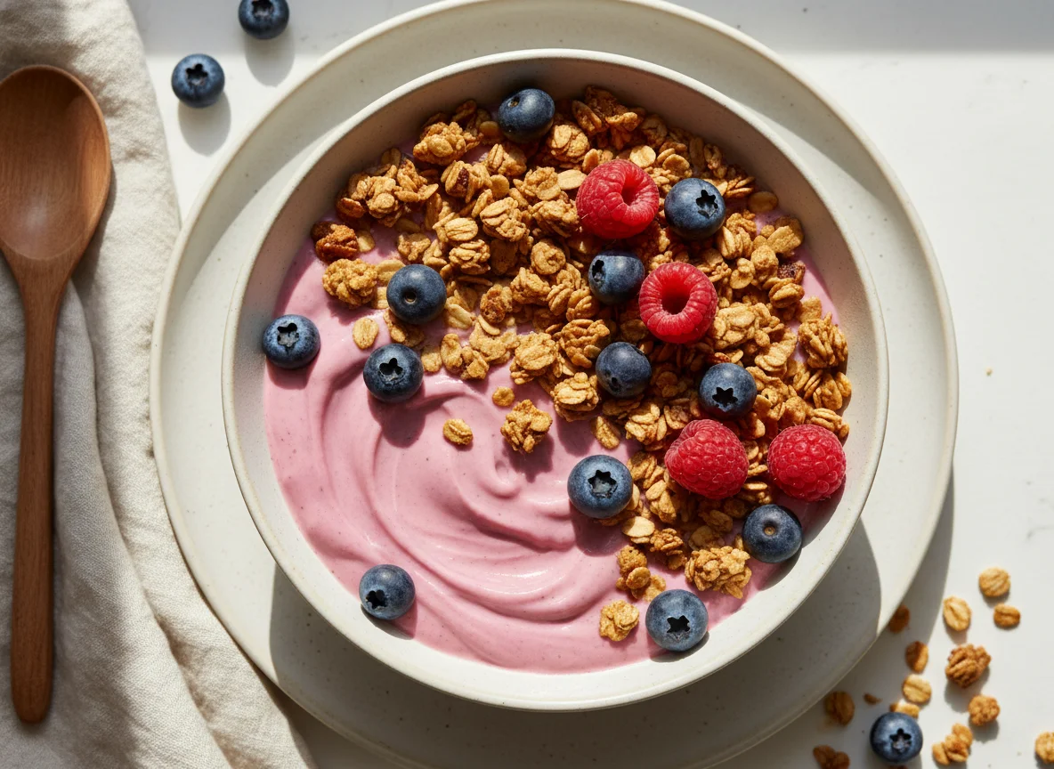 Berry Yogurt Granola Bowl photo