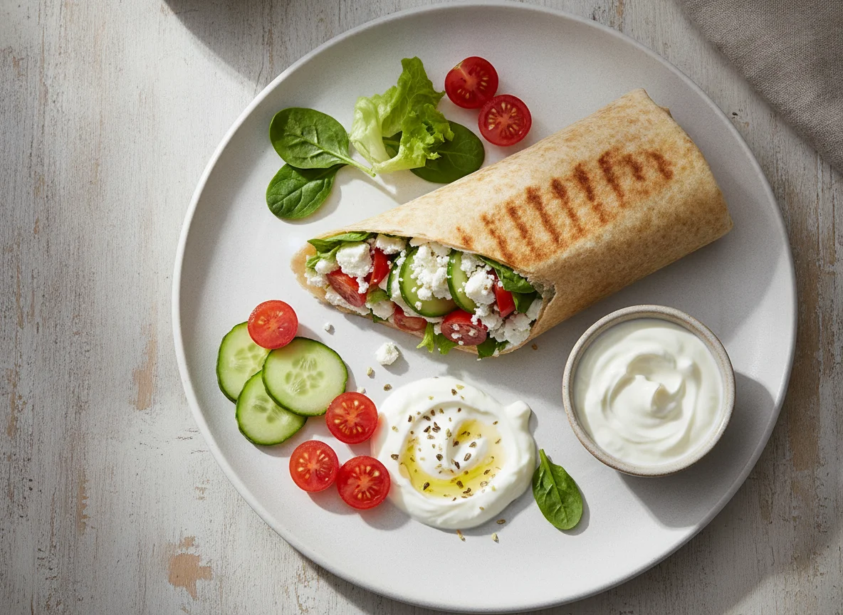 Betty Bossi Greek Style Wrap photo
