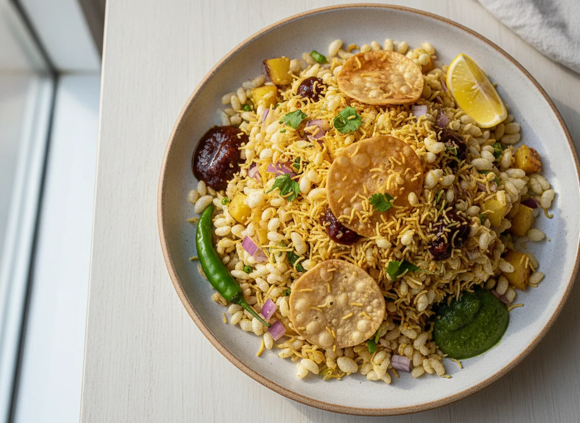 Bhel Puri / Puffed Rice Snack photo