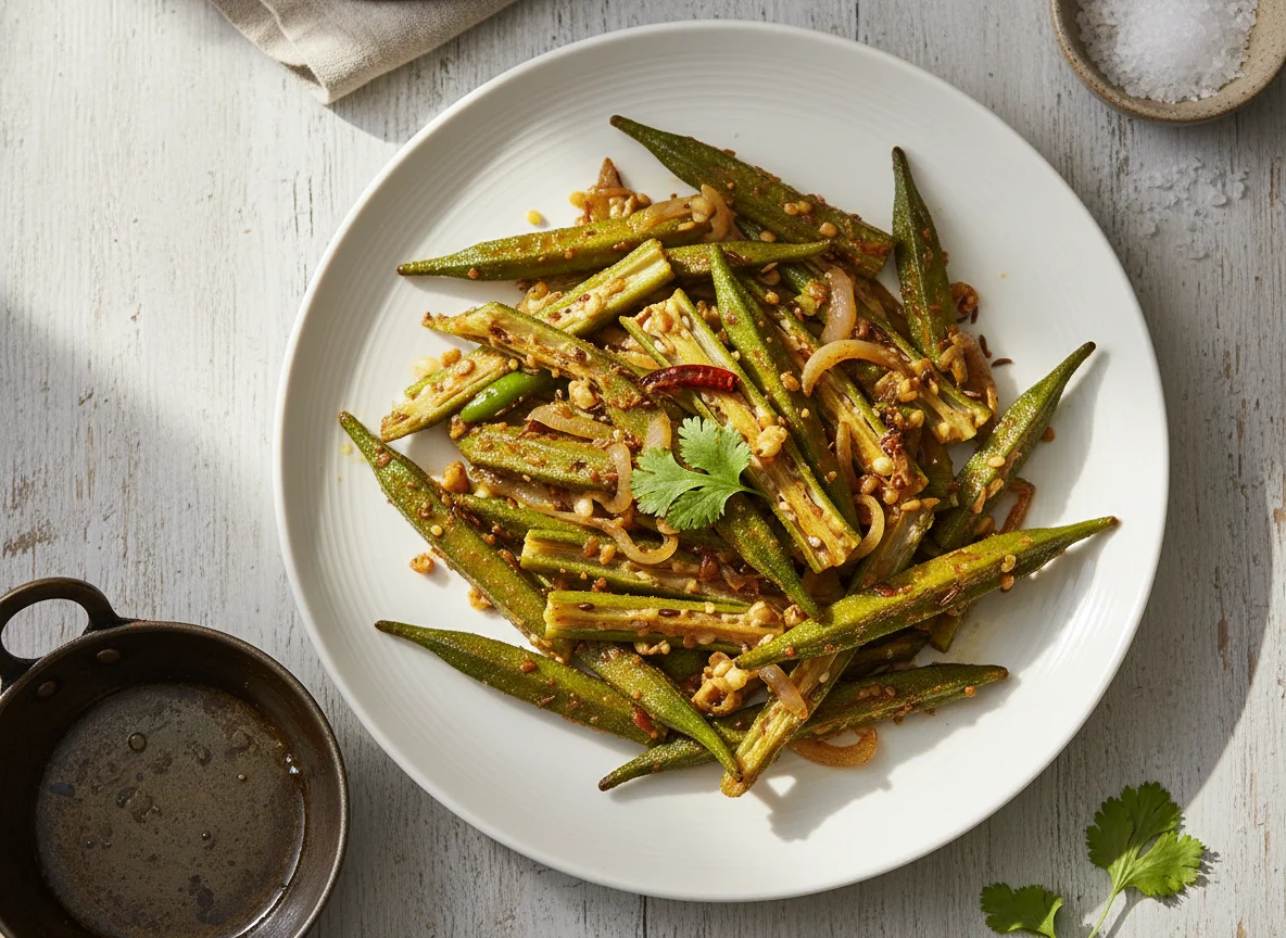 Bhindi Fry (Okra Stir-fry) photo