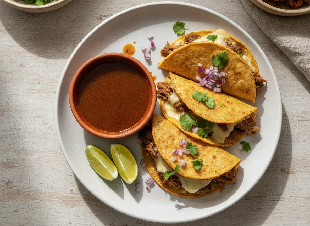 Birria Tacos with Consomé photo