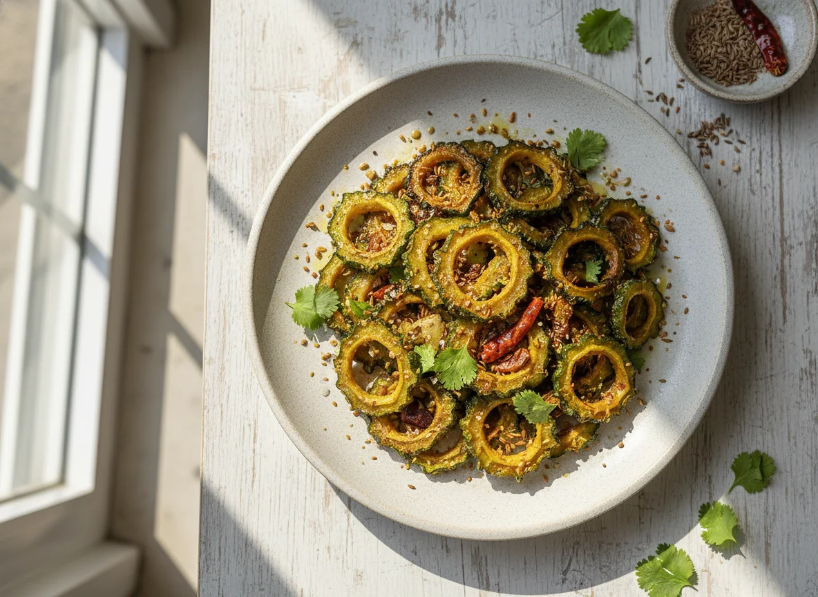 Bitter Gourd Fry (Karela Sabzi) photo