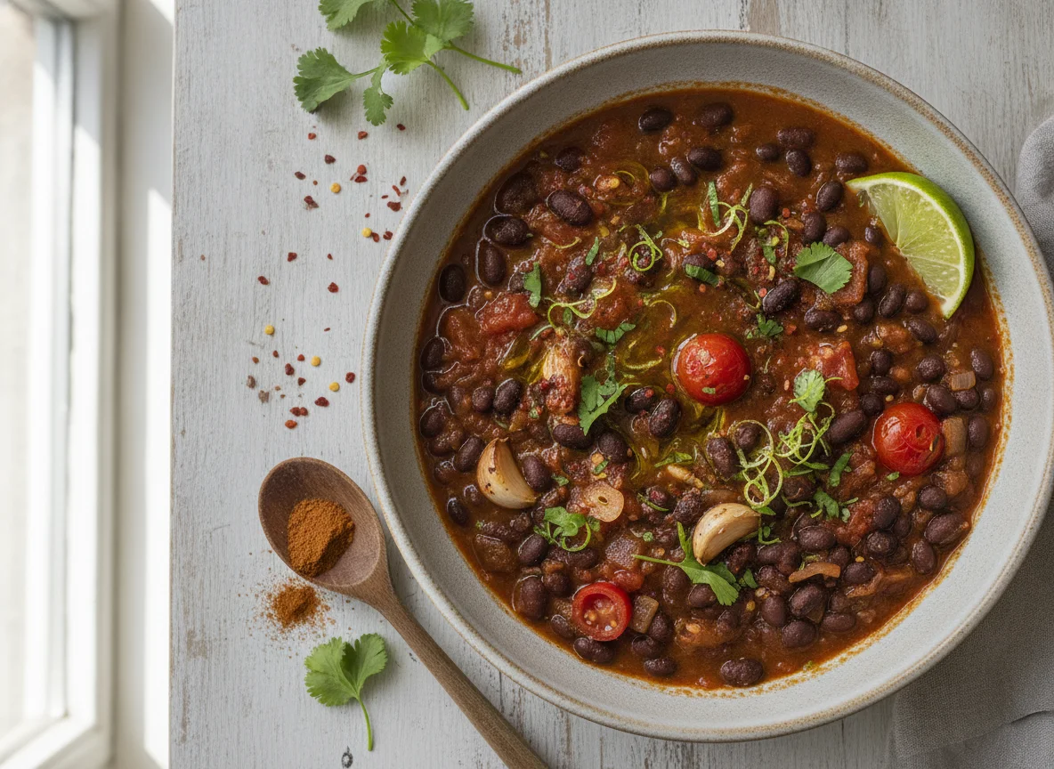 Black Bean and Tomato Stew photo