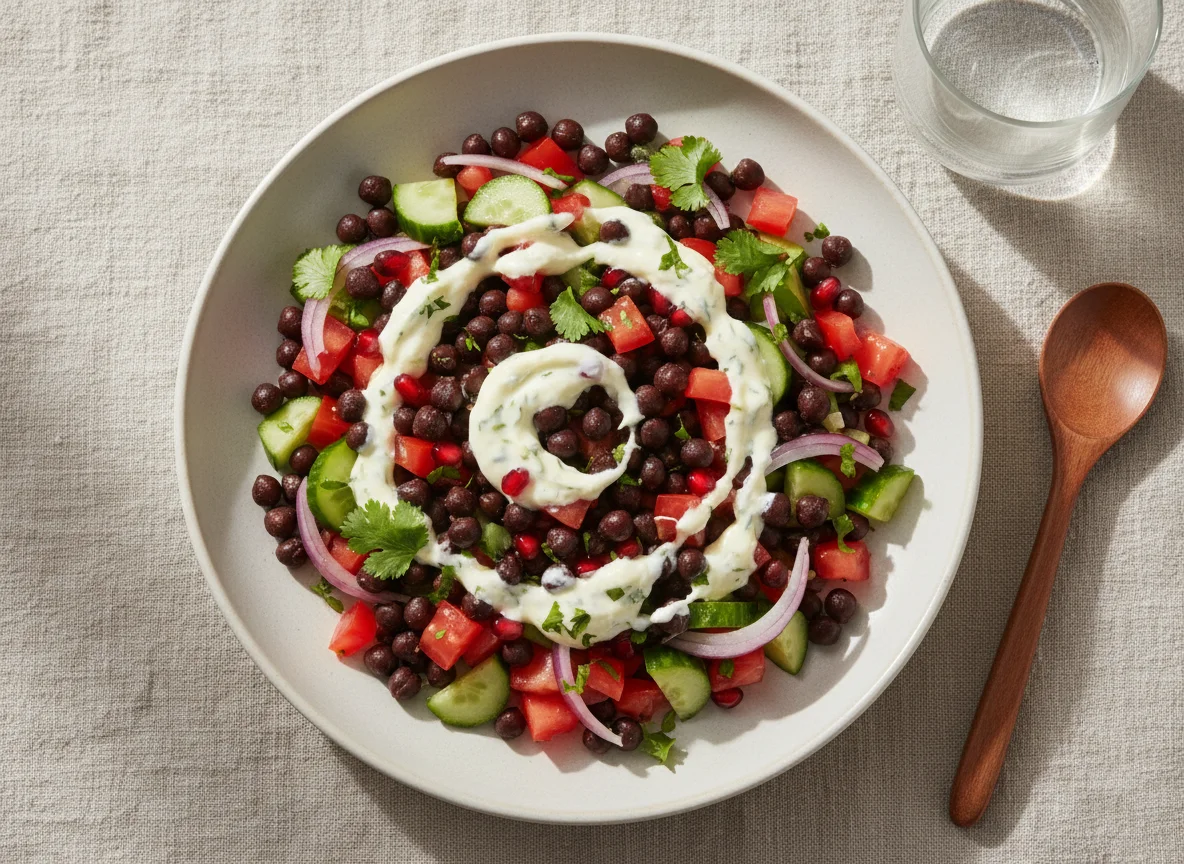 Black Chickpea Salad (Kala Chana Chaat) photo