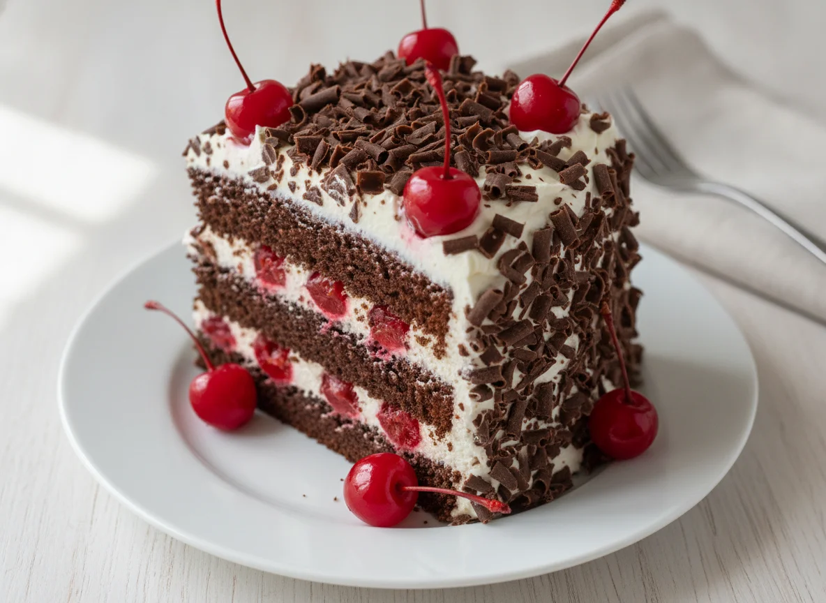 Black Forest Cake Slice photo