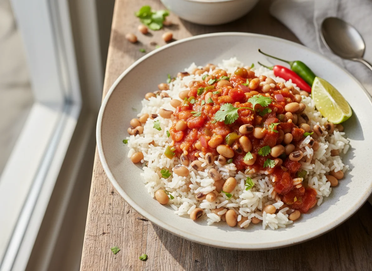 Black-eyed Peas with Rice photo