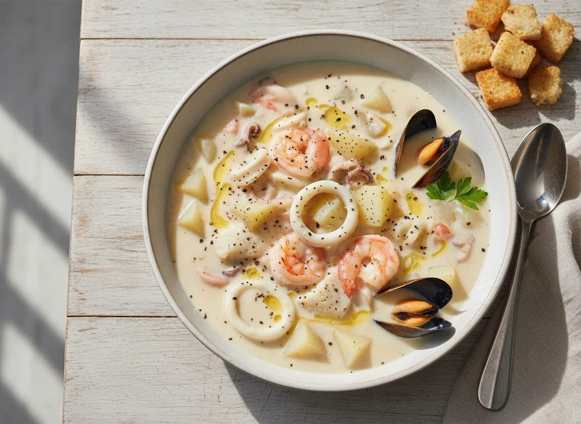 Blended Seafood Chowder photo