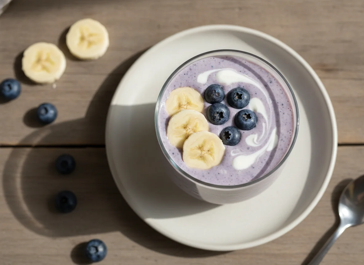 Blueberry and Banana Smoothie photo