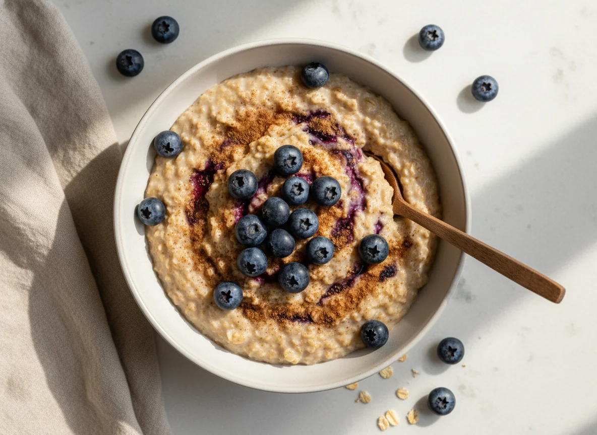Blueberry and Cinnamon Porridge photo
