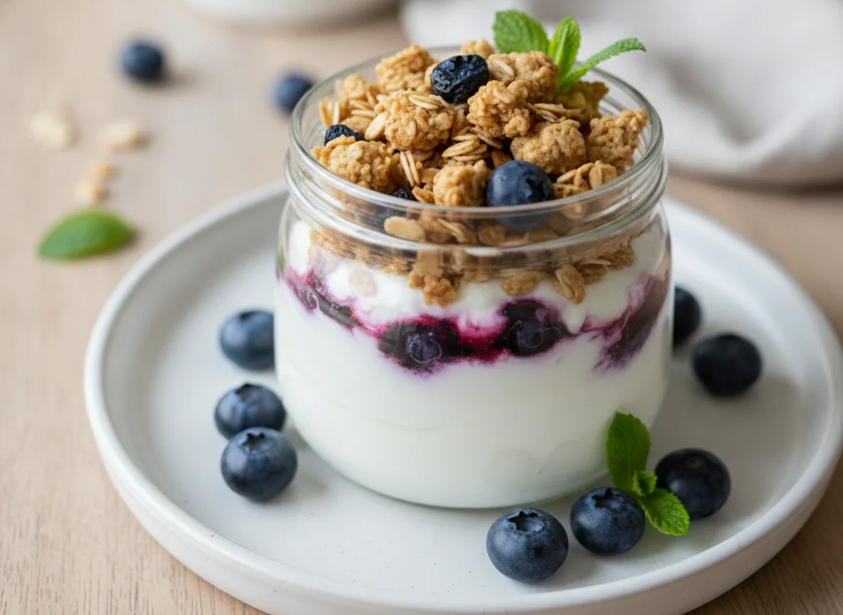 Blueberry Granola Pot photo