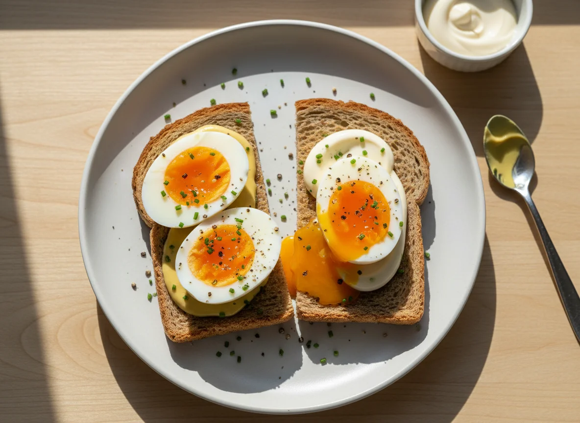 Boiled Eggs on Toast photo
