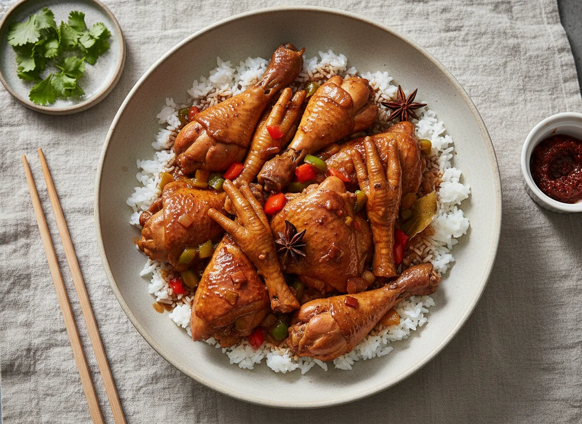 Braised Chicken and Rice photo