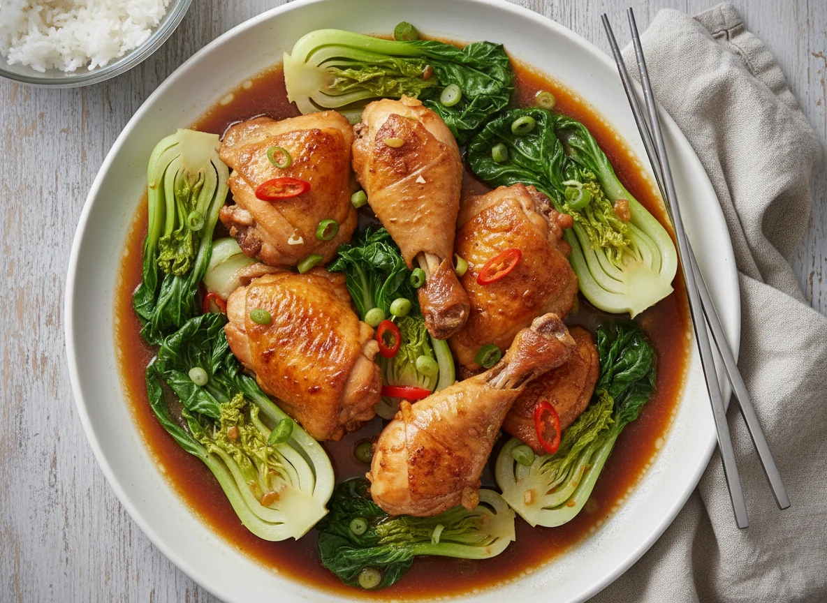 Braised Chicken with Vegetables photo