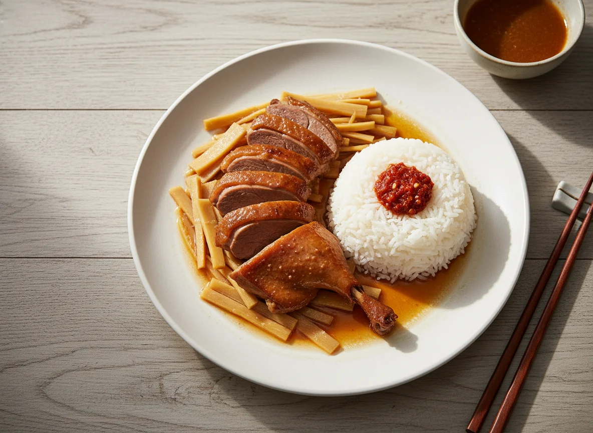 Braised Duck with Bamboo Shoots photo